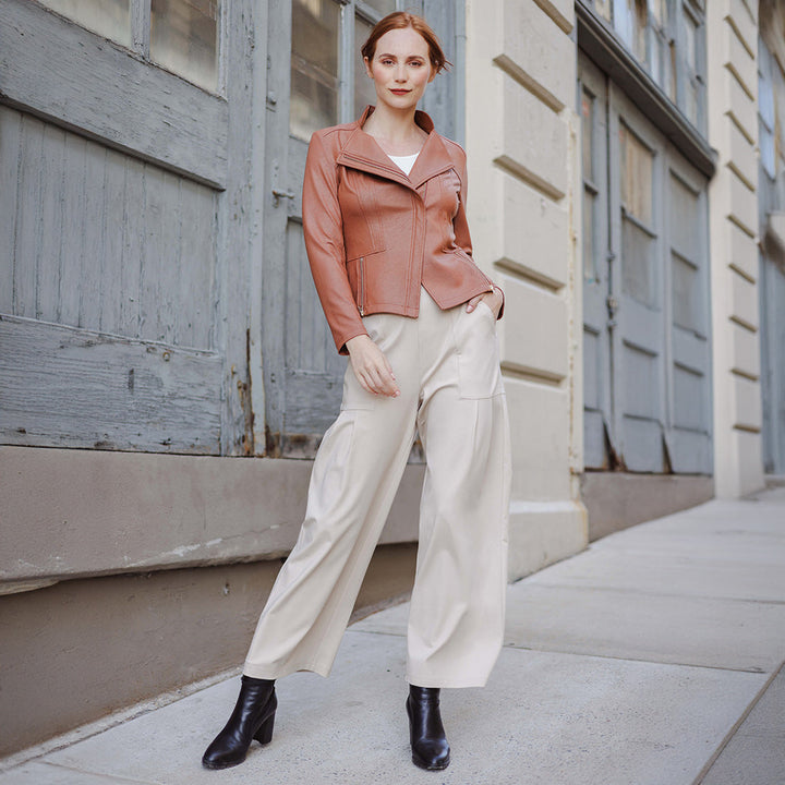 Liquid Leather™ Signature Jacket - Tan - Clara Sunwoo