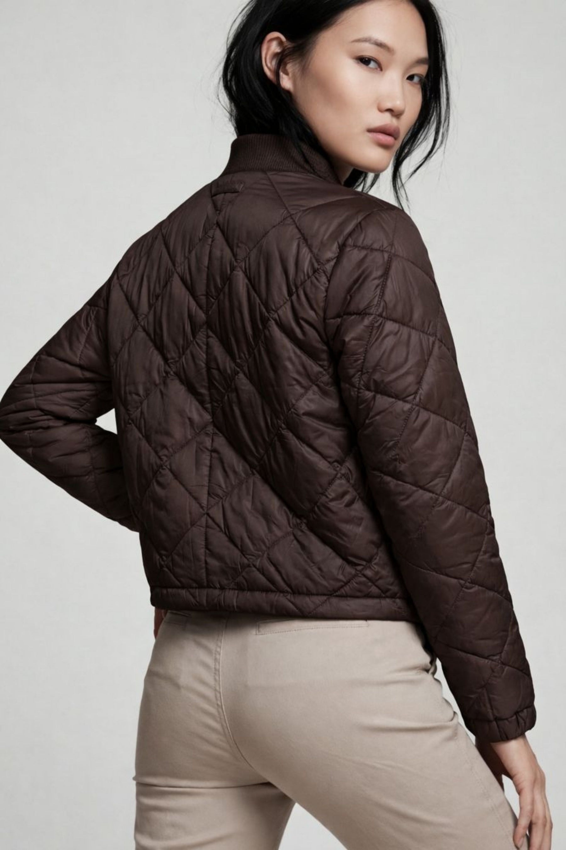 Kyoto Quilted Bomber Jacket