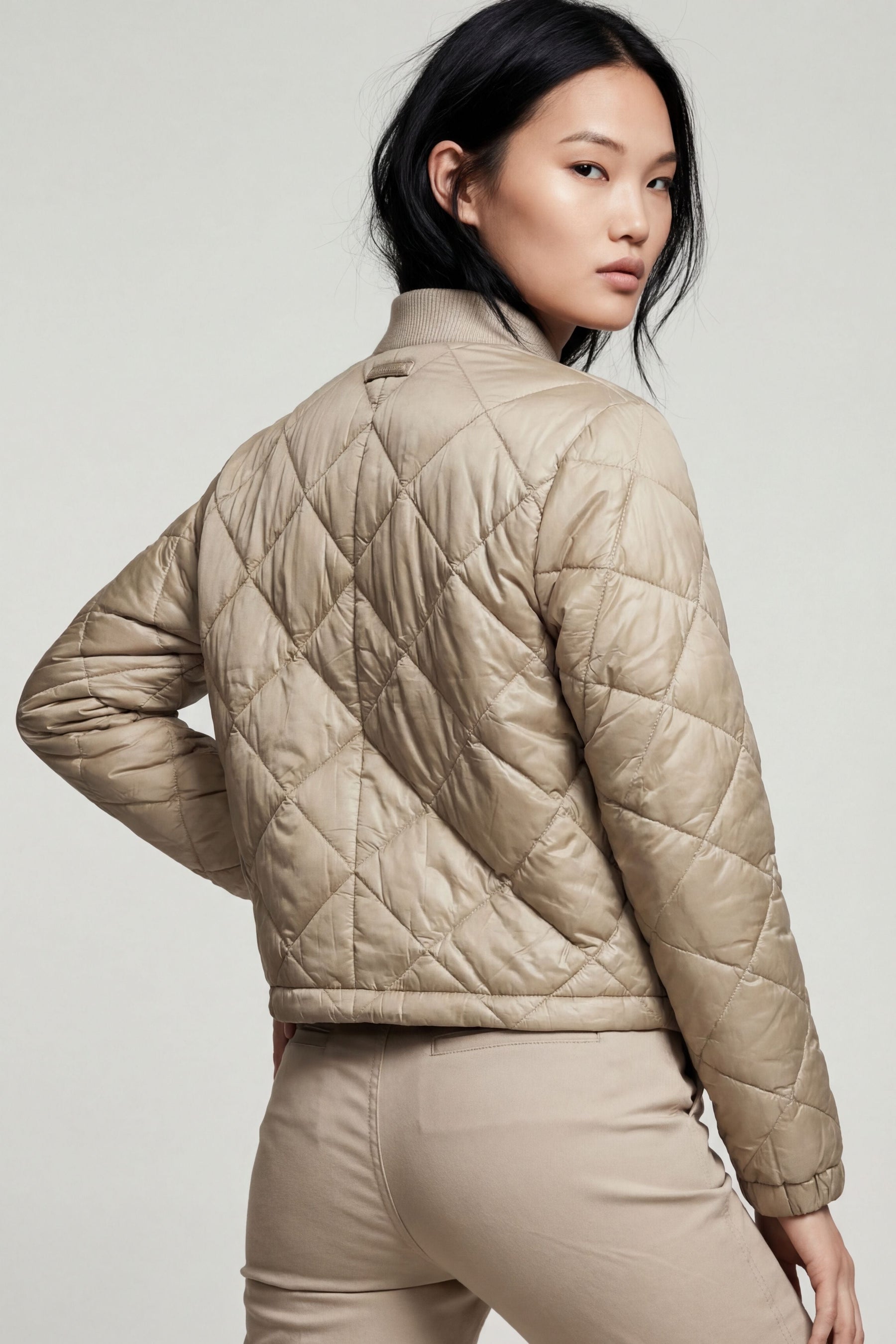 Kyoto Quilted Bomber Jacket