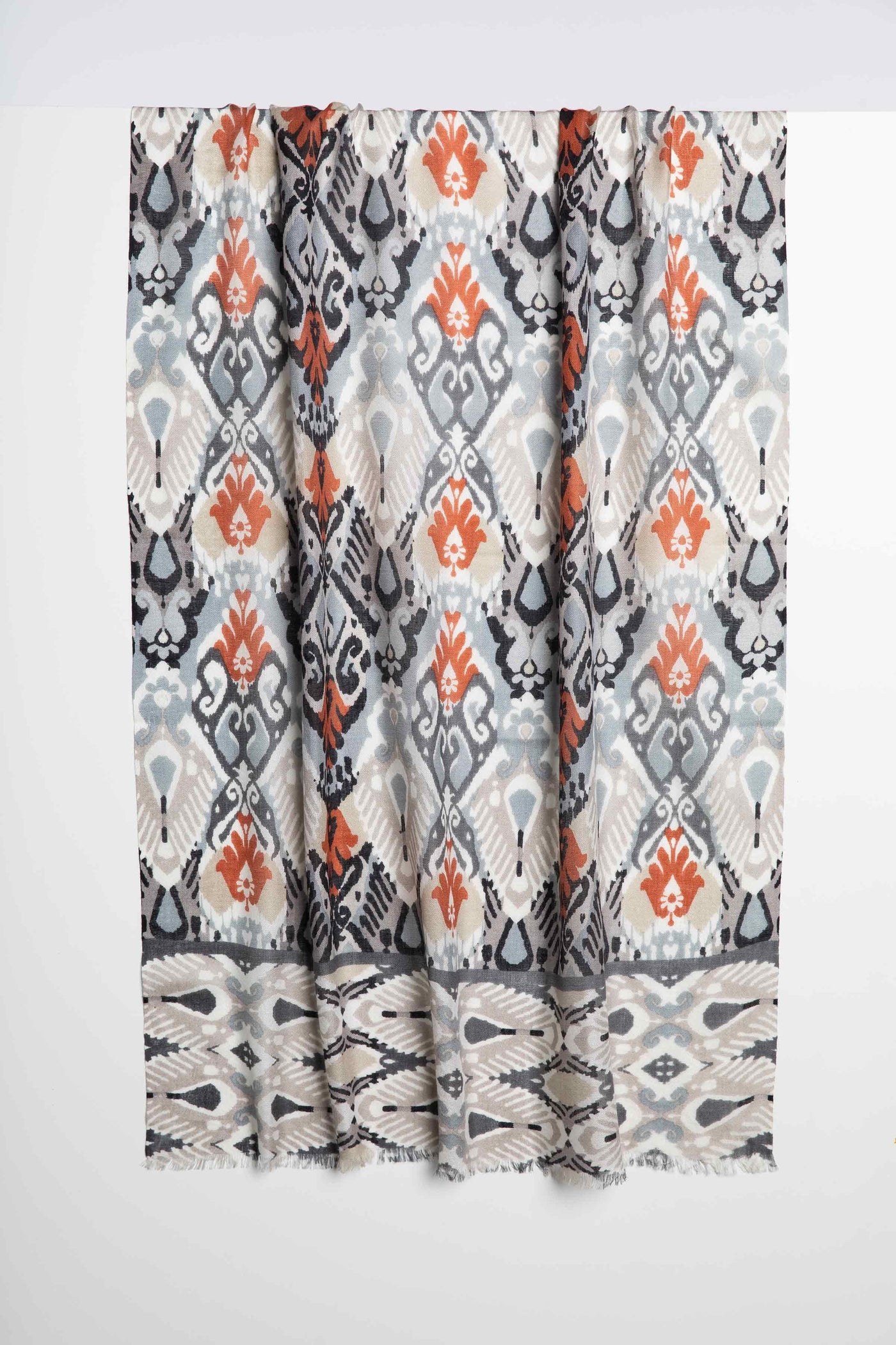 Oceana Ikat Print Scarf