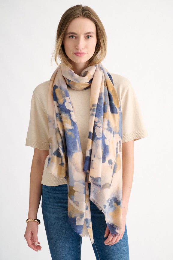 ABSTRACT PRINT SCARF