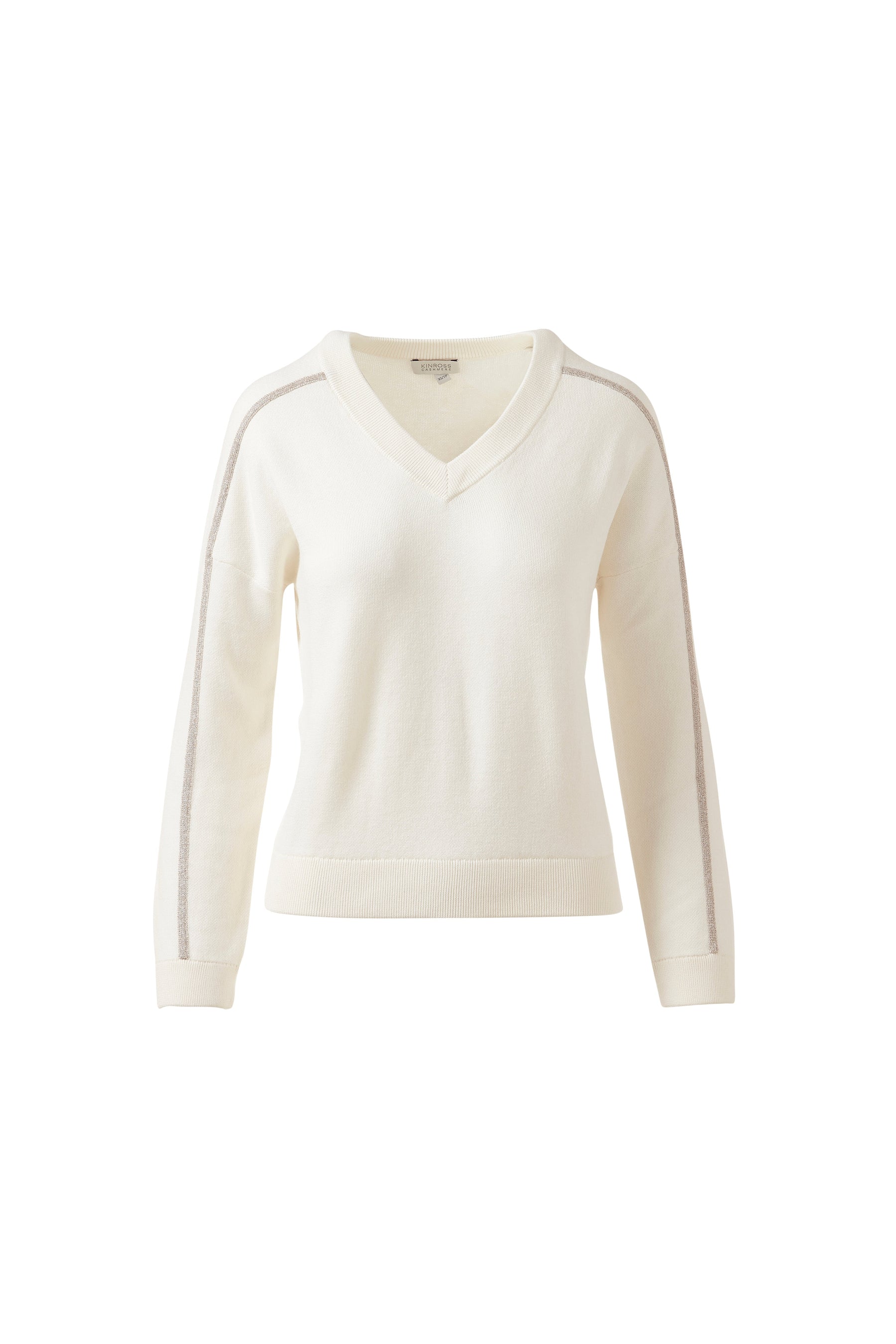 LUREX TIPPED DOUBLEKNIT VEE