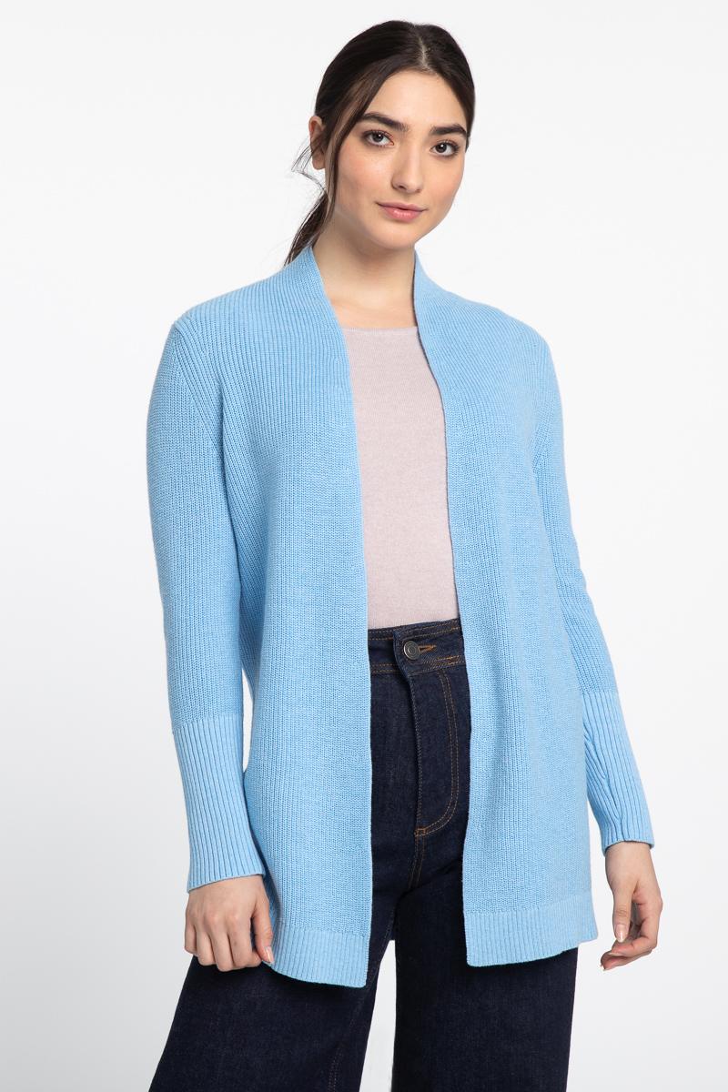 Rib Drape Cardigan