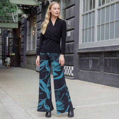 Palazzo Pant - Floral Eclipse