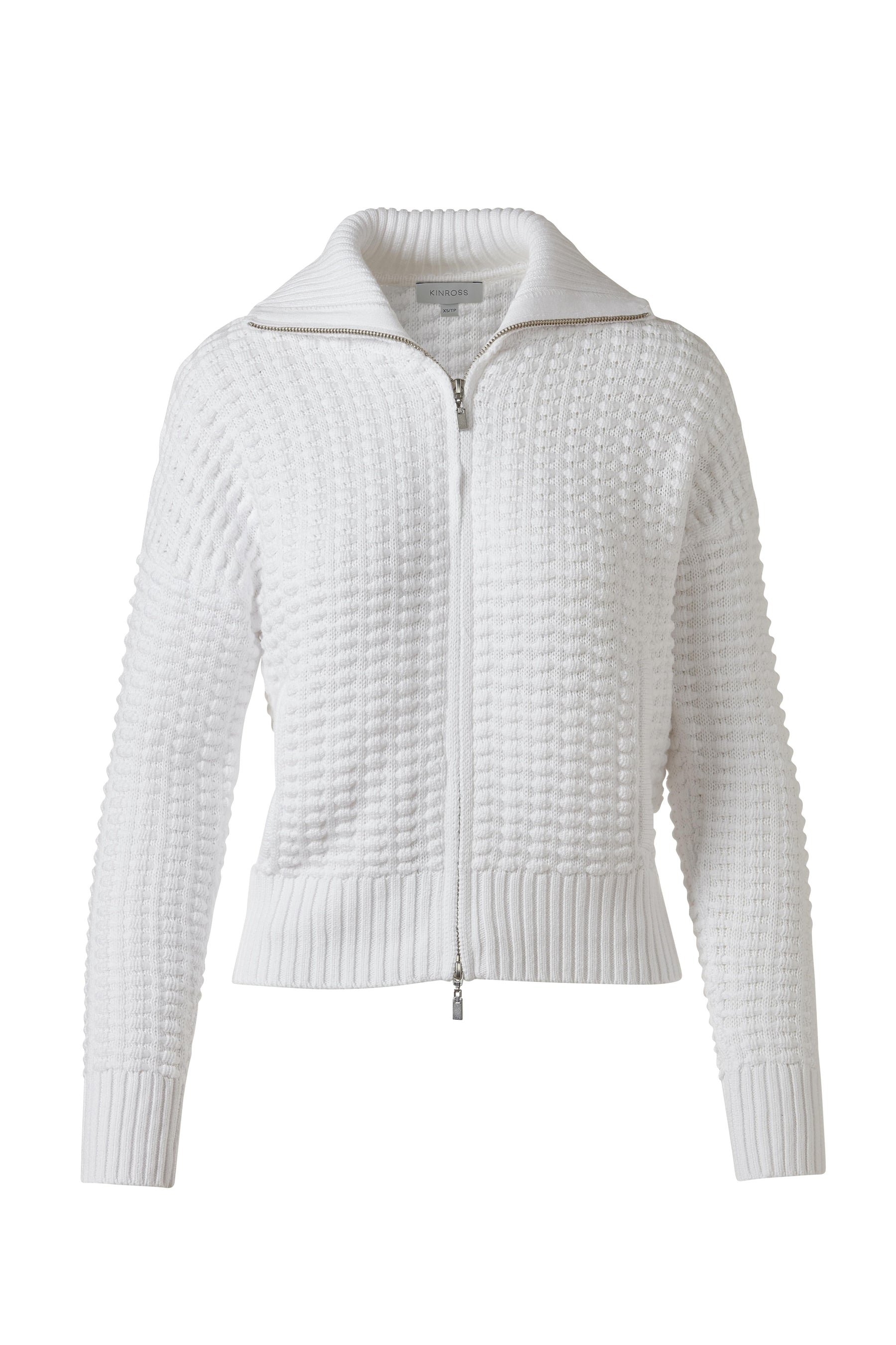 BOBBLE ZIP CARDIGAN