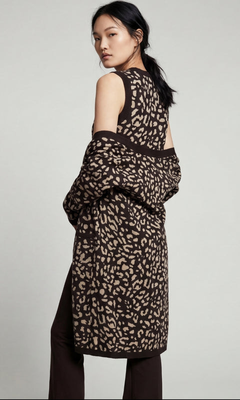 Zendaya Jacquard Sweater Cardigan