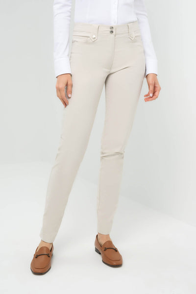 Skyler Travel Pant in Stone