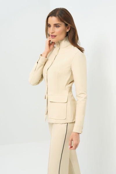 Reign Performance Twill Button Front Jacket