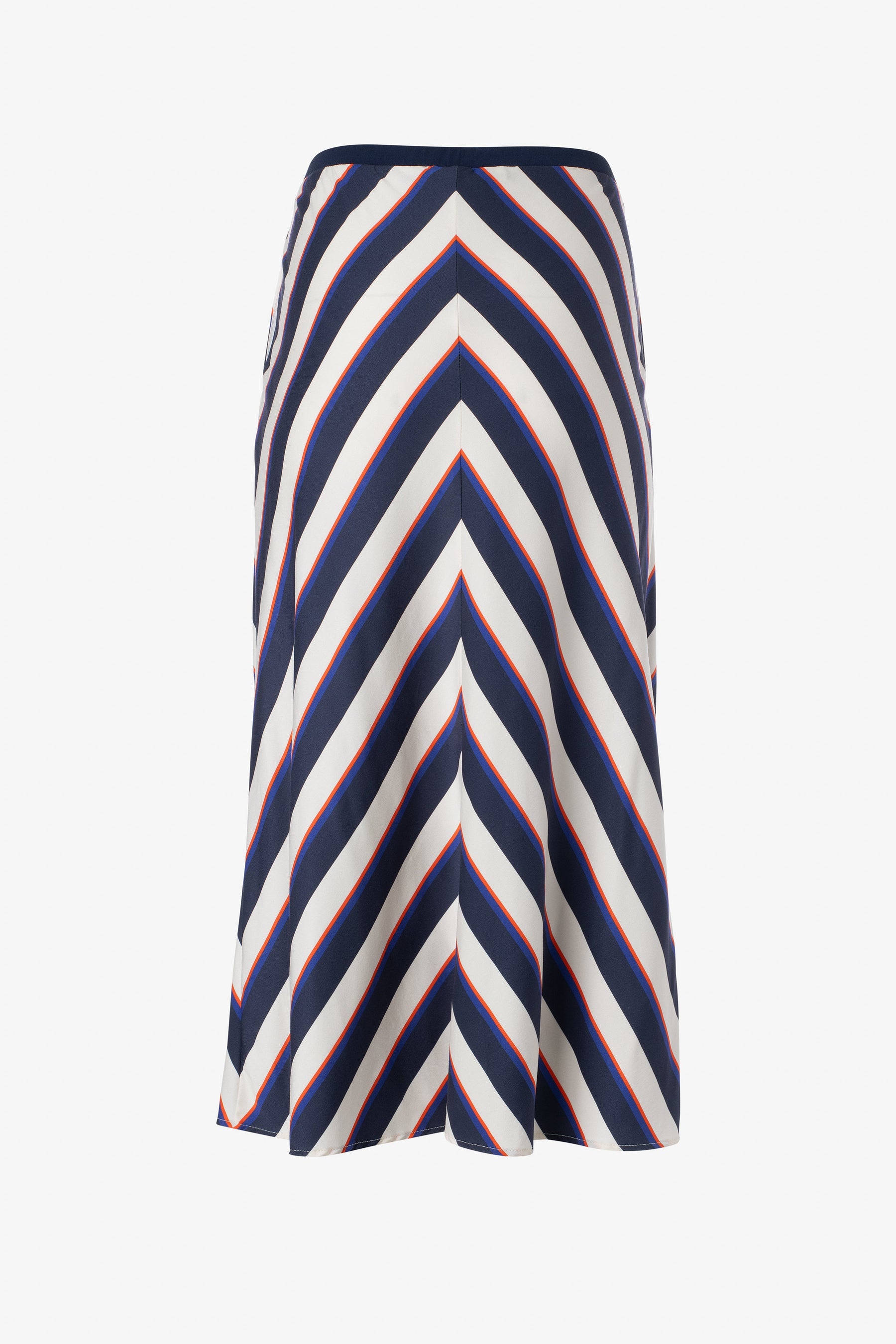 Printed stripe skirt