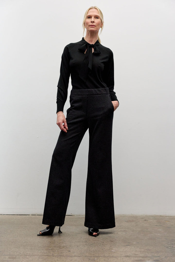 Pinstripe pull on pant