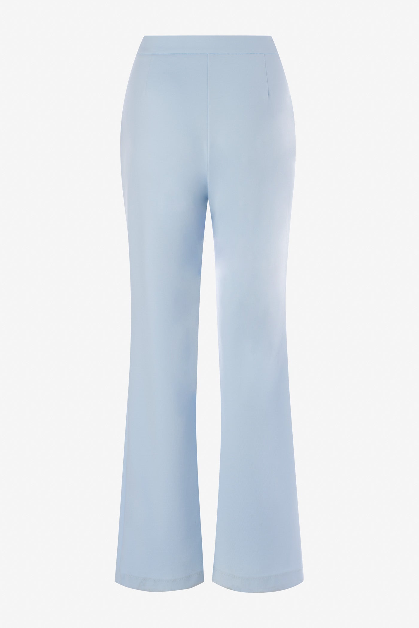 Wide leg pintuck pant