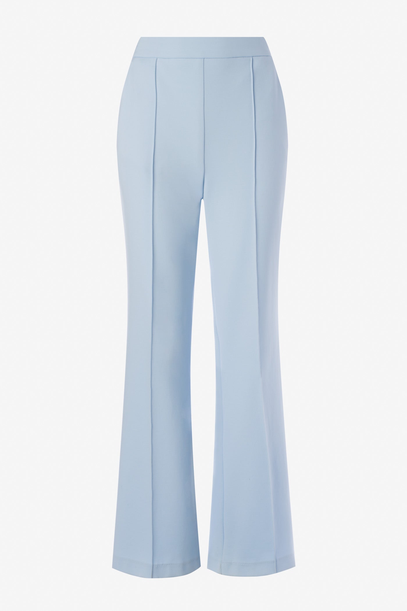 Wide leg pintuck pant