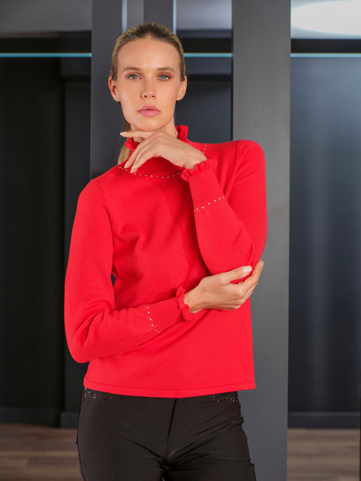 KNIT PULLOVER - 76300