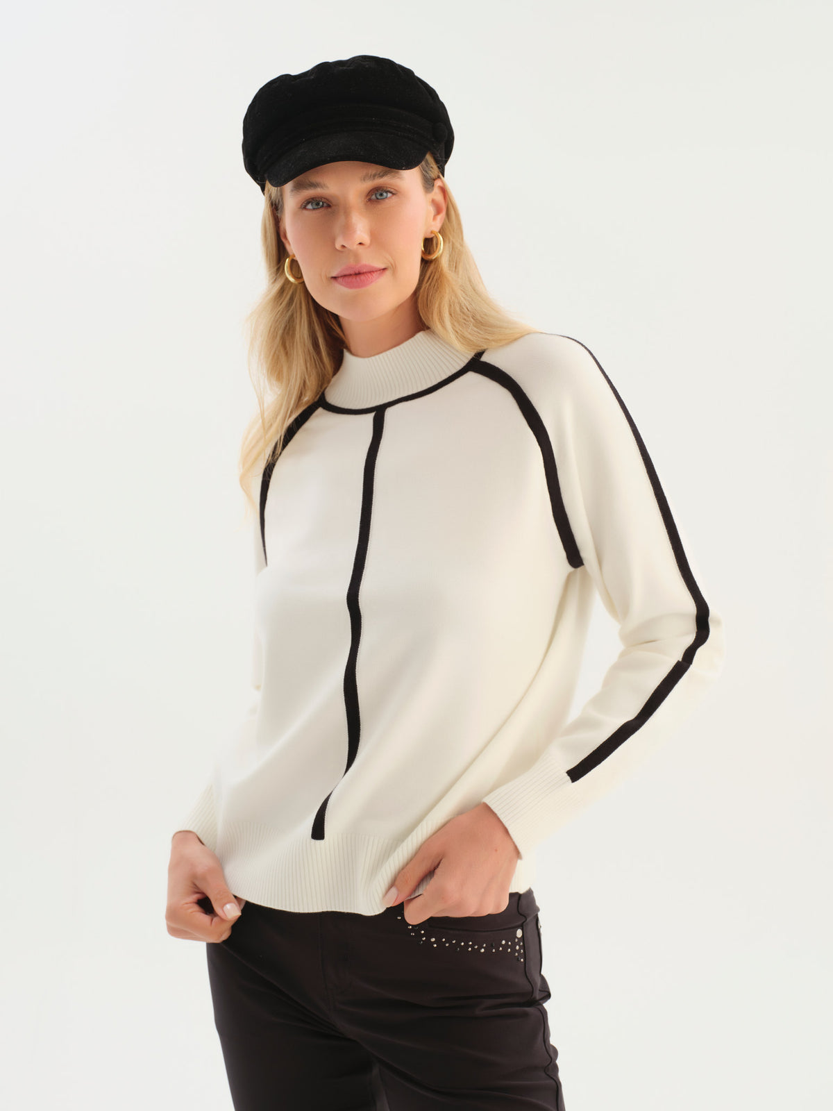 KNIT PULLOVER - 76301