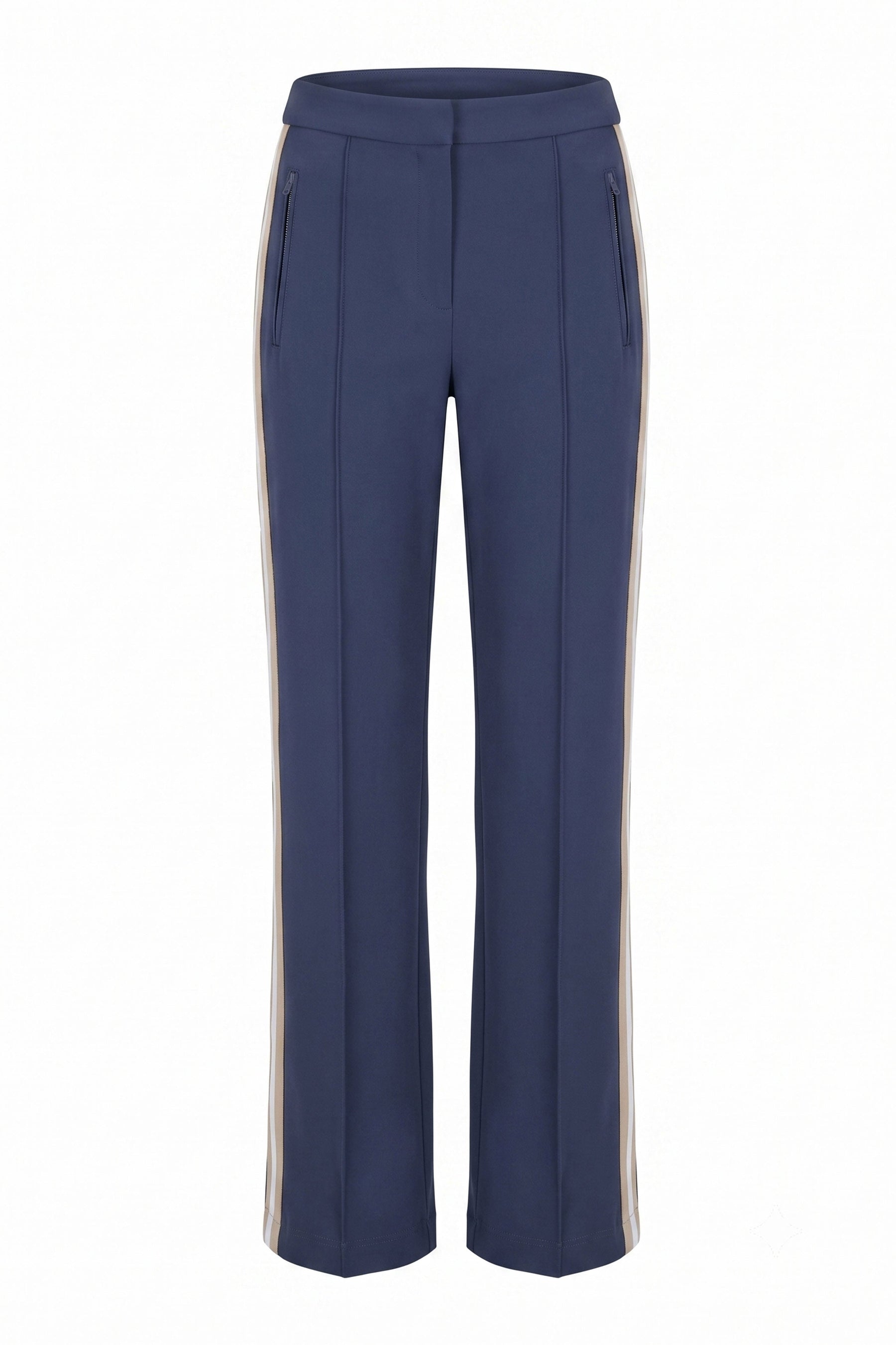 Suki Sport Aeroflow Side Stripe Straight Leg Twill Trouser