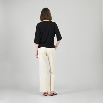 Side Tie Top - Black