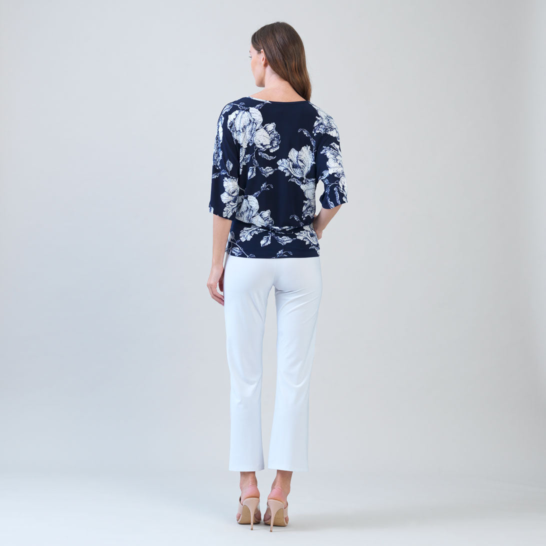 Signature Side Tie Top - Peony Blossom