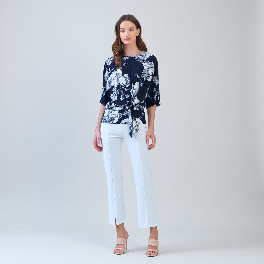 Signature Side Tie Top - Peony Blossom