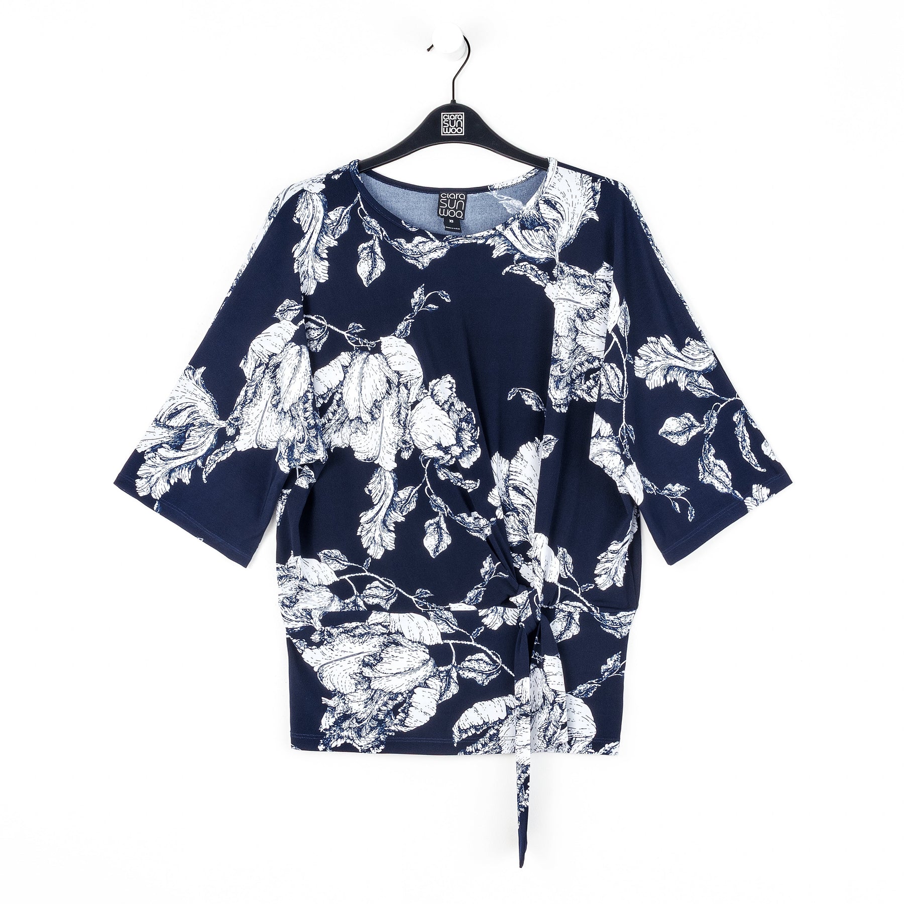 Signature Side Tie Top - Peony Blossom