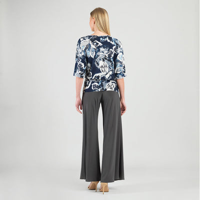 Signature Side Tie Top - Moonlit Floral