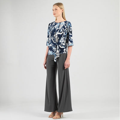 Signature Side Tie Top - Moonlit Floral