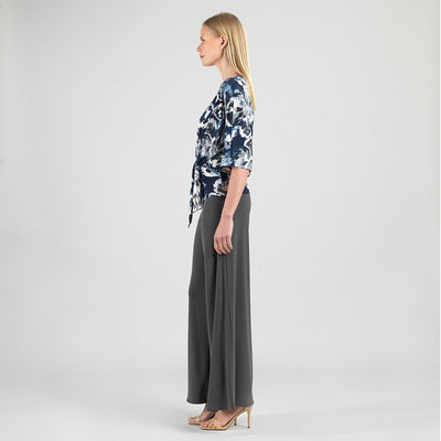 Signature Side Tie Top - Moonlit Floral