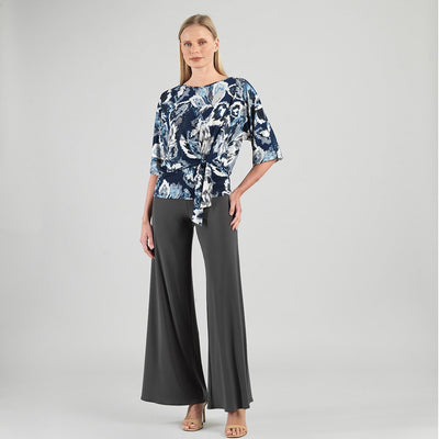 Signature Side Tie Top - Moonlit Floral