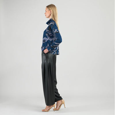 Ultra Cozy - Tipped Hem Sweater Top - Rose Sketch