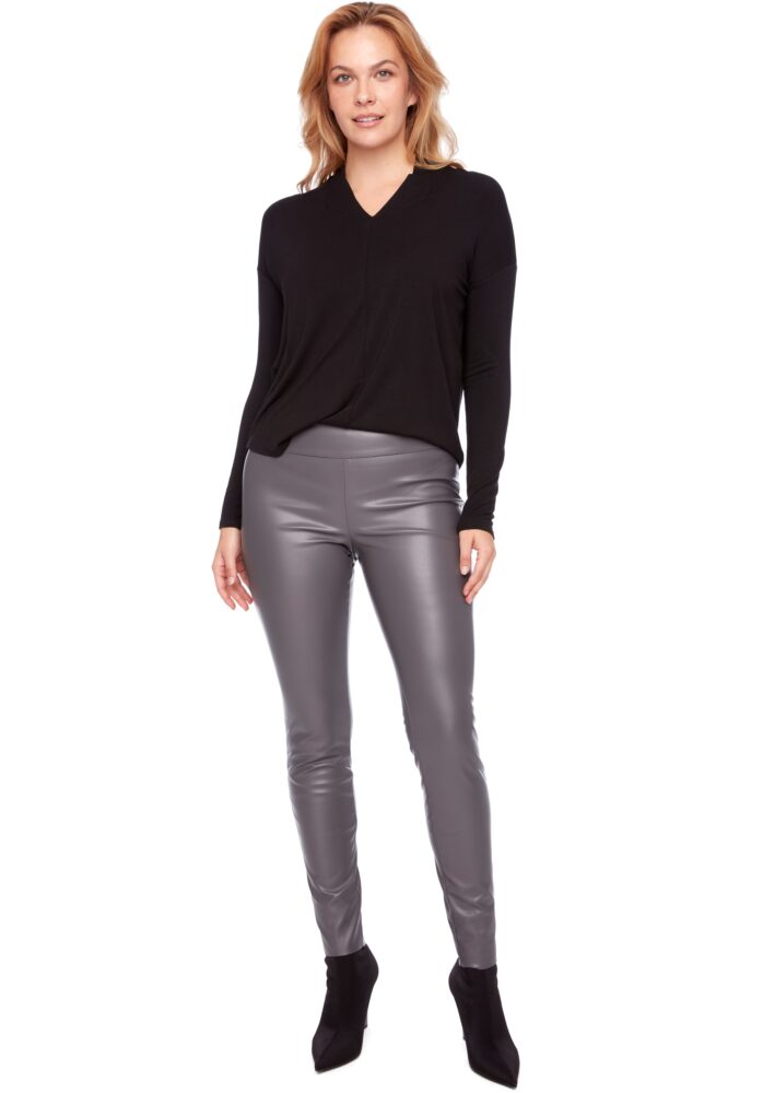 VEGAN PLEATHER FULL LENGTH PANT 68306