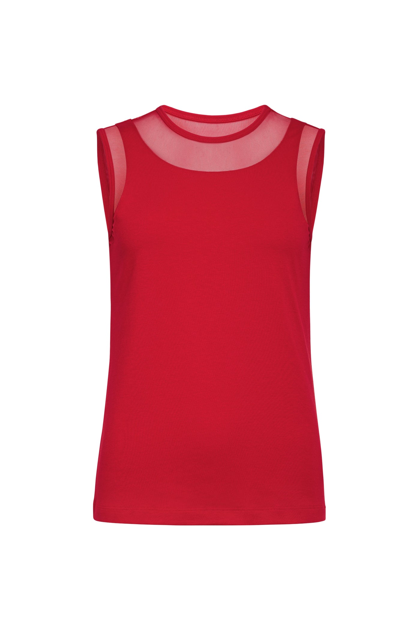 Flo Sleeveless Tank in Atomic Red