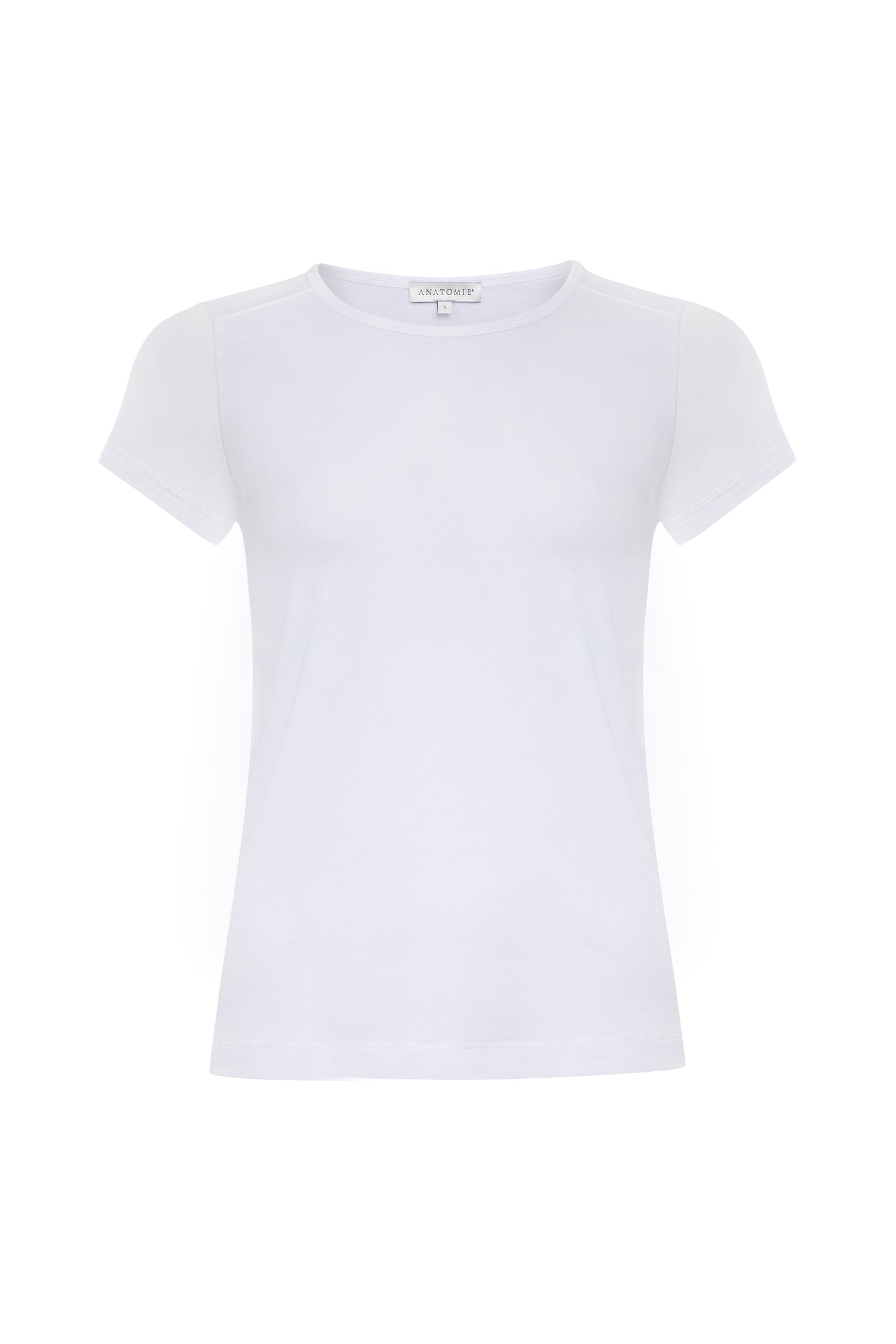 The Best Travel Shirt. Flat Lay of a Melissa Pima Cotton T-Shirt in White