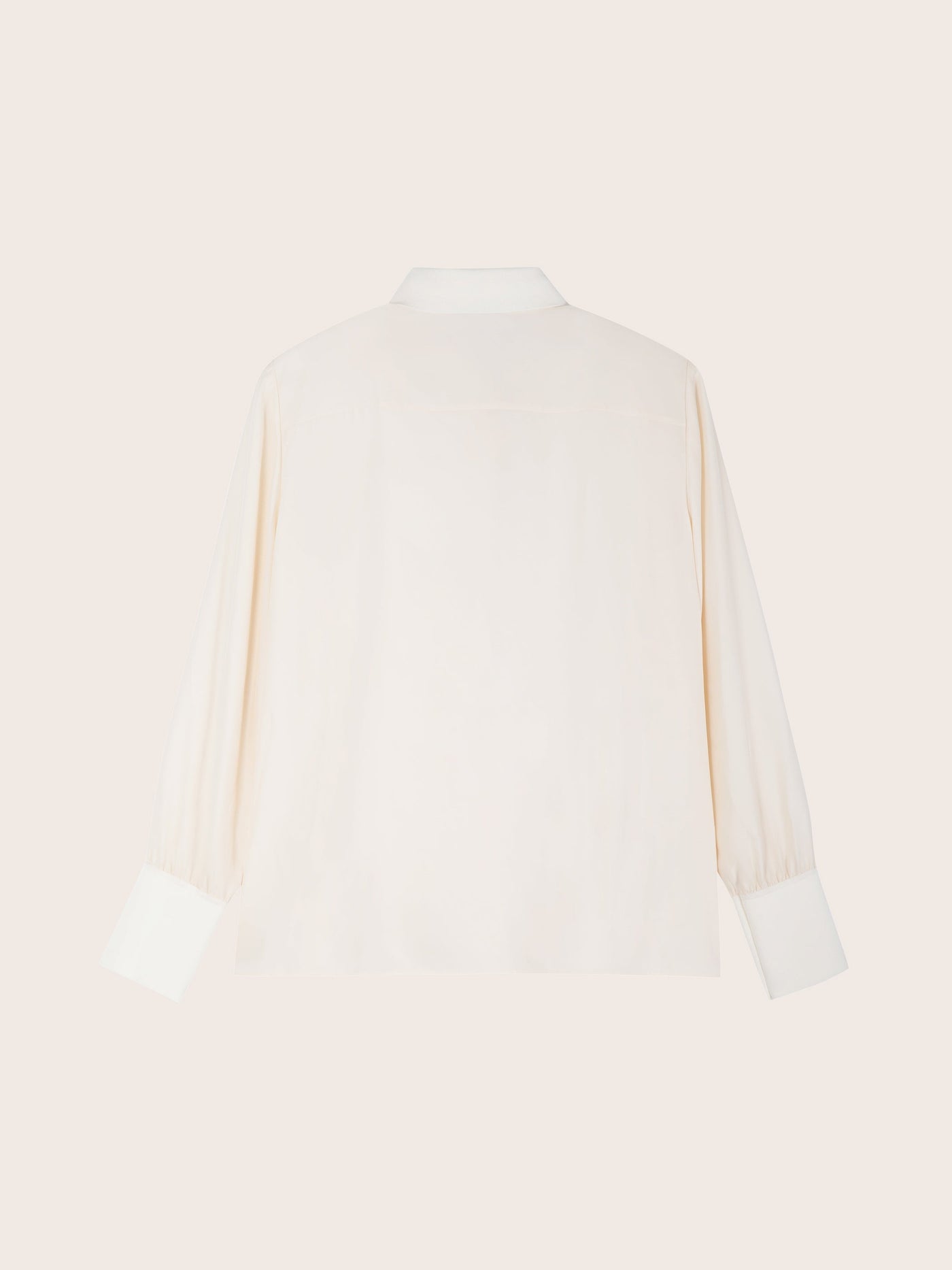 GOLDIE SILK BLOUSE WITH ELASTIC SLEEVE DETAIL