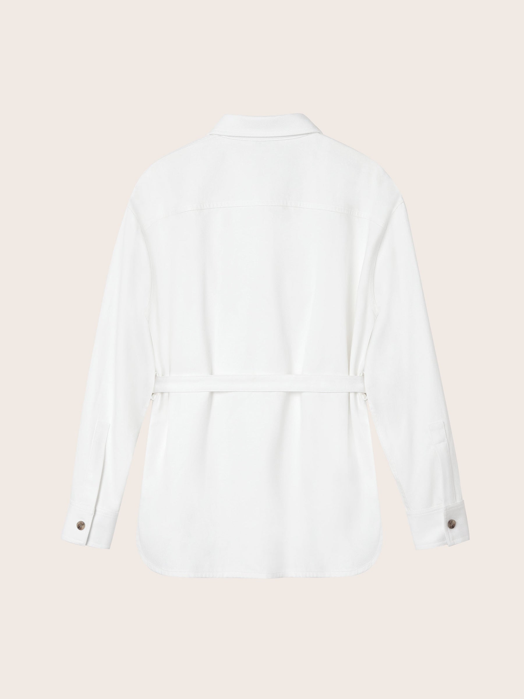 Mara Utility Belted Cotton Shirt