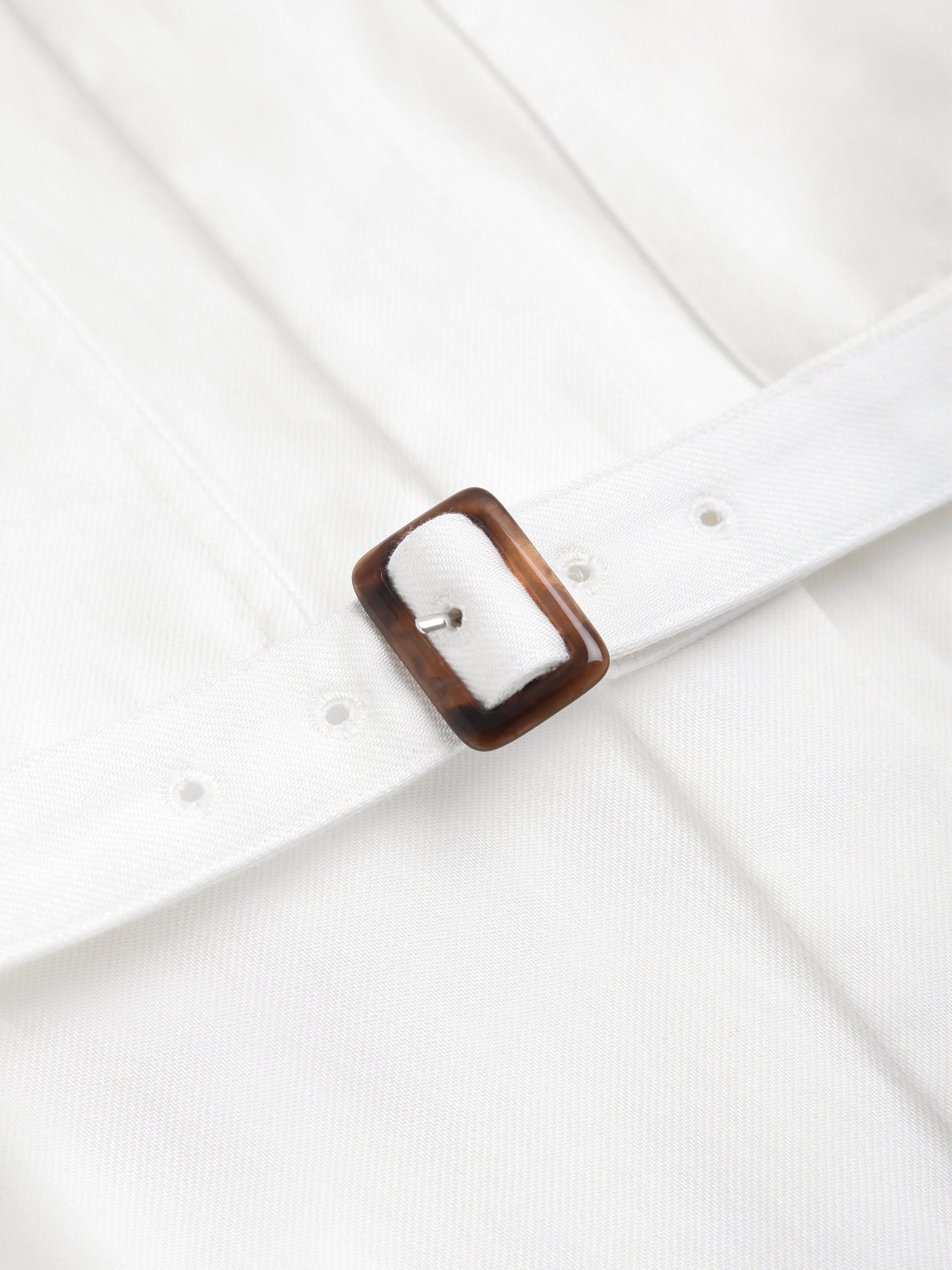 Mara Utility Belted Cotton Shirt