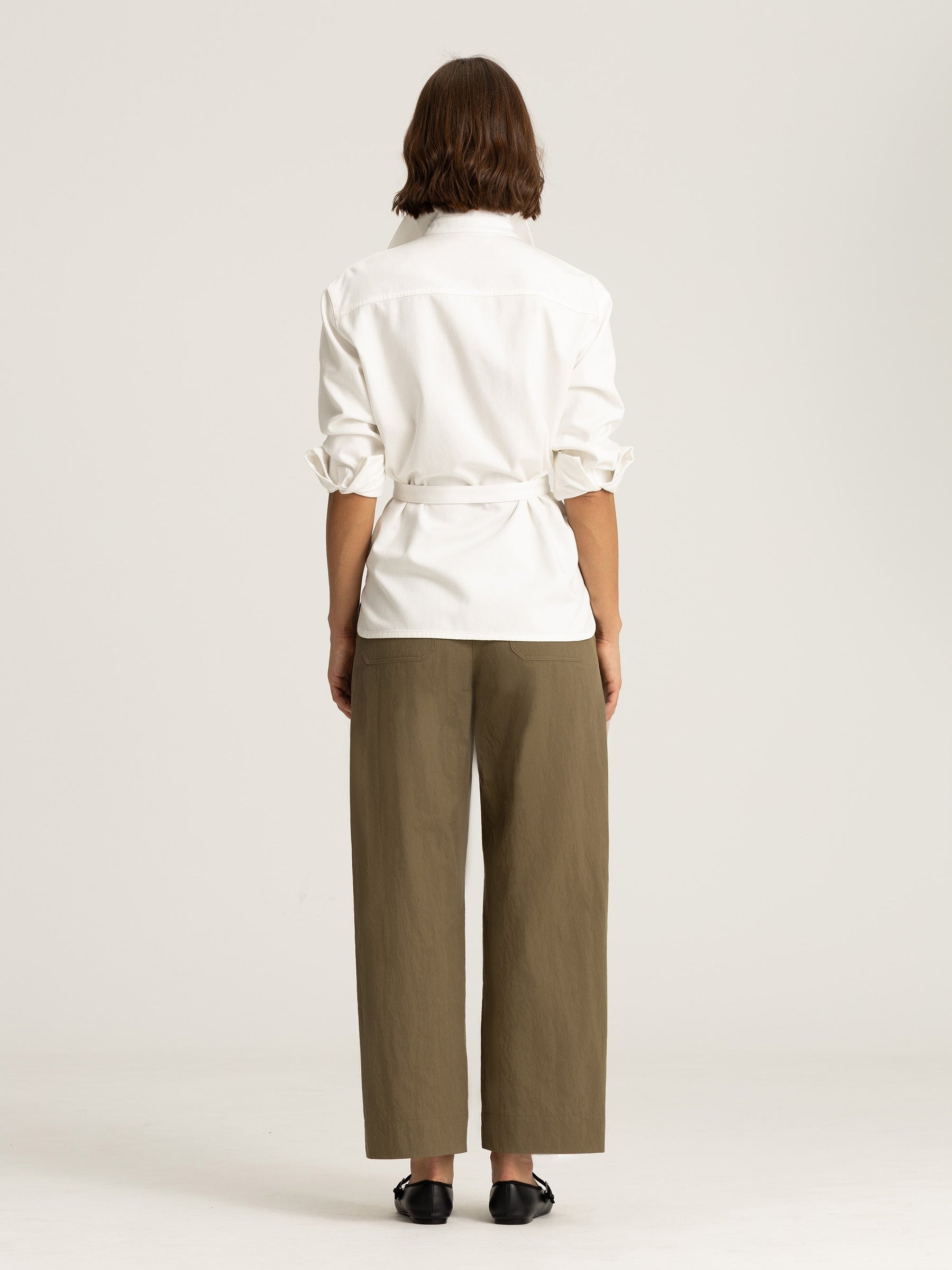 Mara Utility Belted Cotton Shirt
