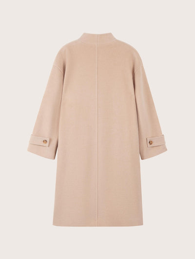 ASTRA SILK WOOL TWILL COAT
