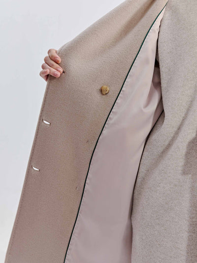 ASTRA SILK WOOL TWILL COAT
