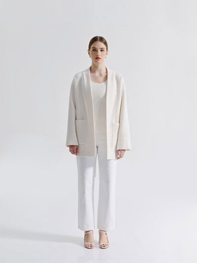 ELLA WOOL V-NECK JACKET