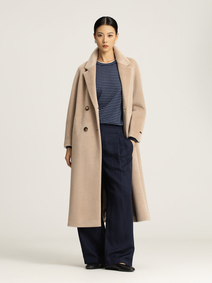 Maelle Wool Silk Coat
