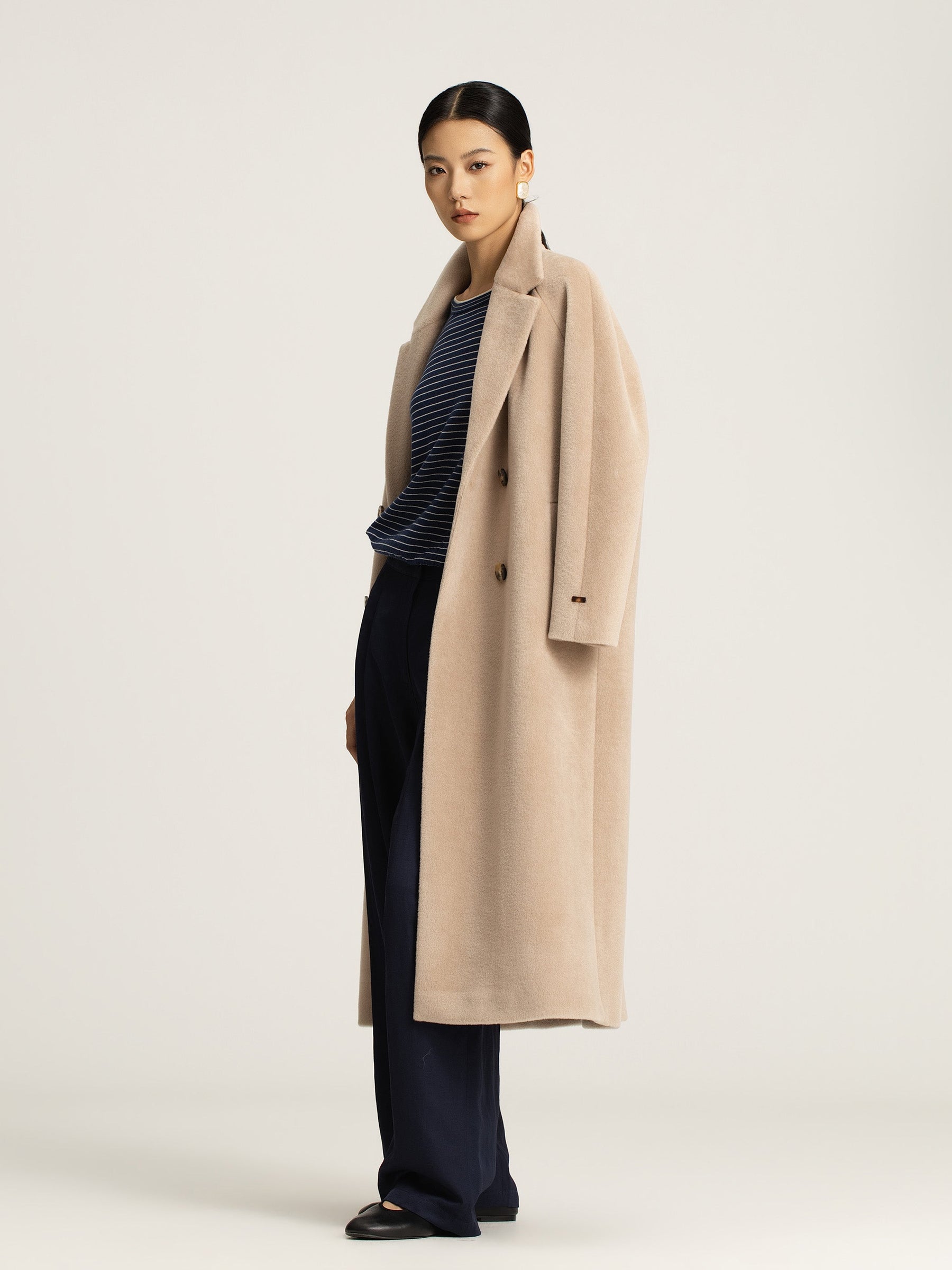 Maelle Wool Silk Coat