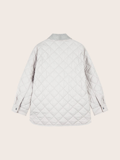 NOVA QUILTED LONG SLEEVE BUTTON DOWN JACKET