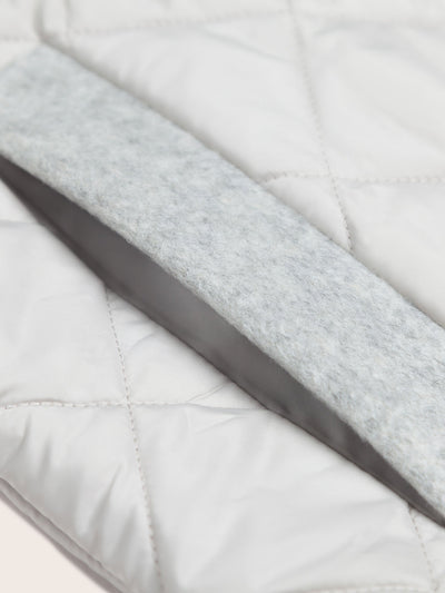 NOVA QUILTED LONG SLEEVE BUTTON DOWN JACKET