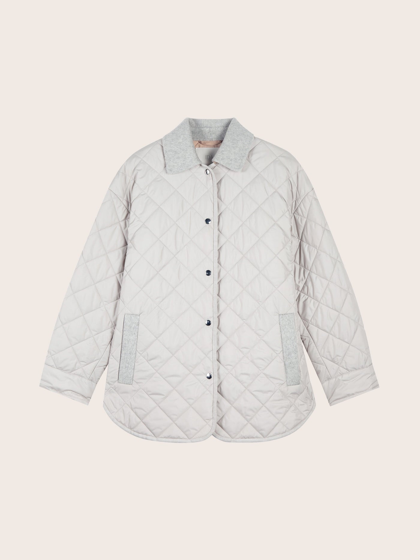 NOVA QUILTED LONG SLEEVE BUTTON DOWN JACKET