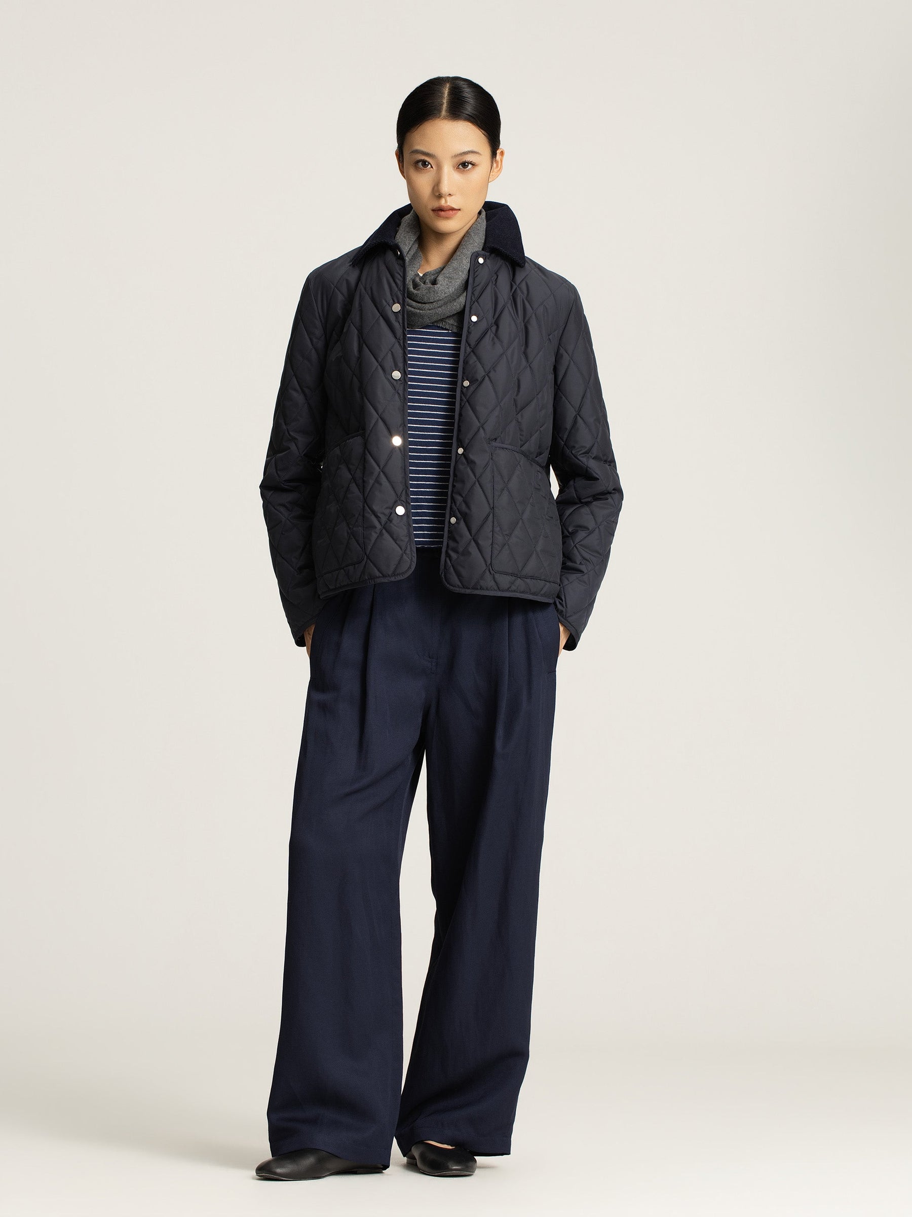 Sabine Quilted Shell Jacket