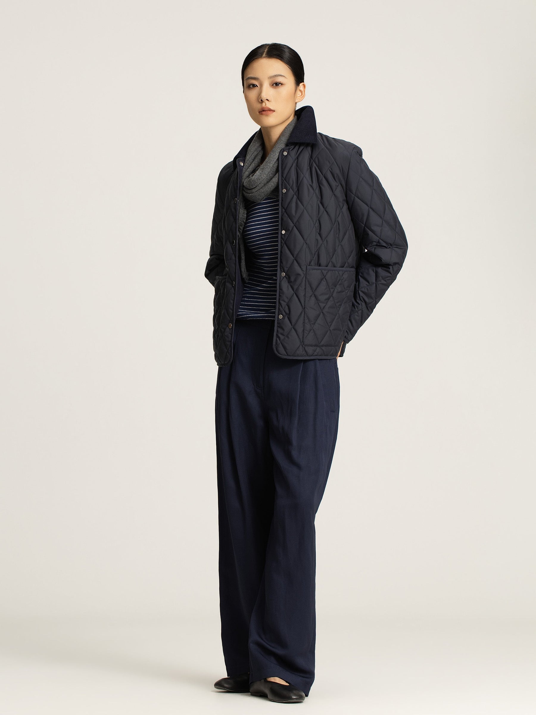 Sabine Quilted Shell Jacket