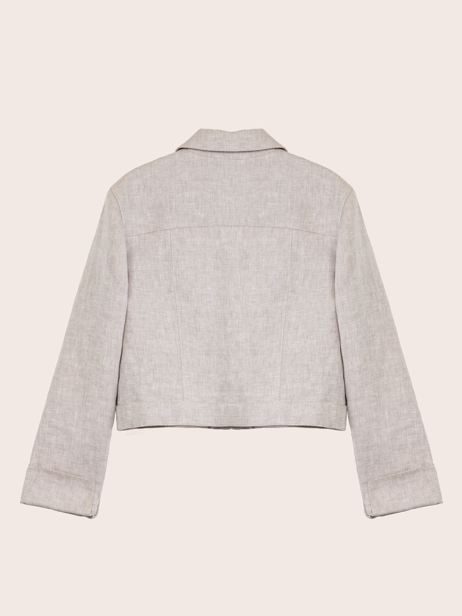 Elia Cropped Linen Jacket