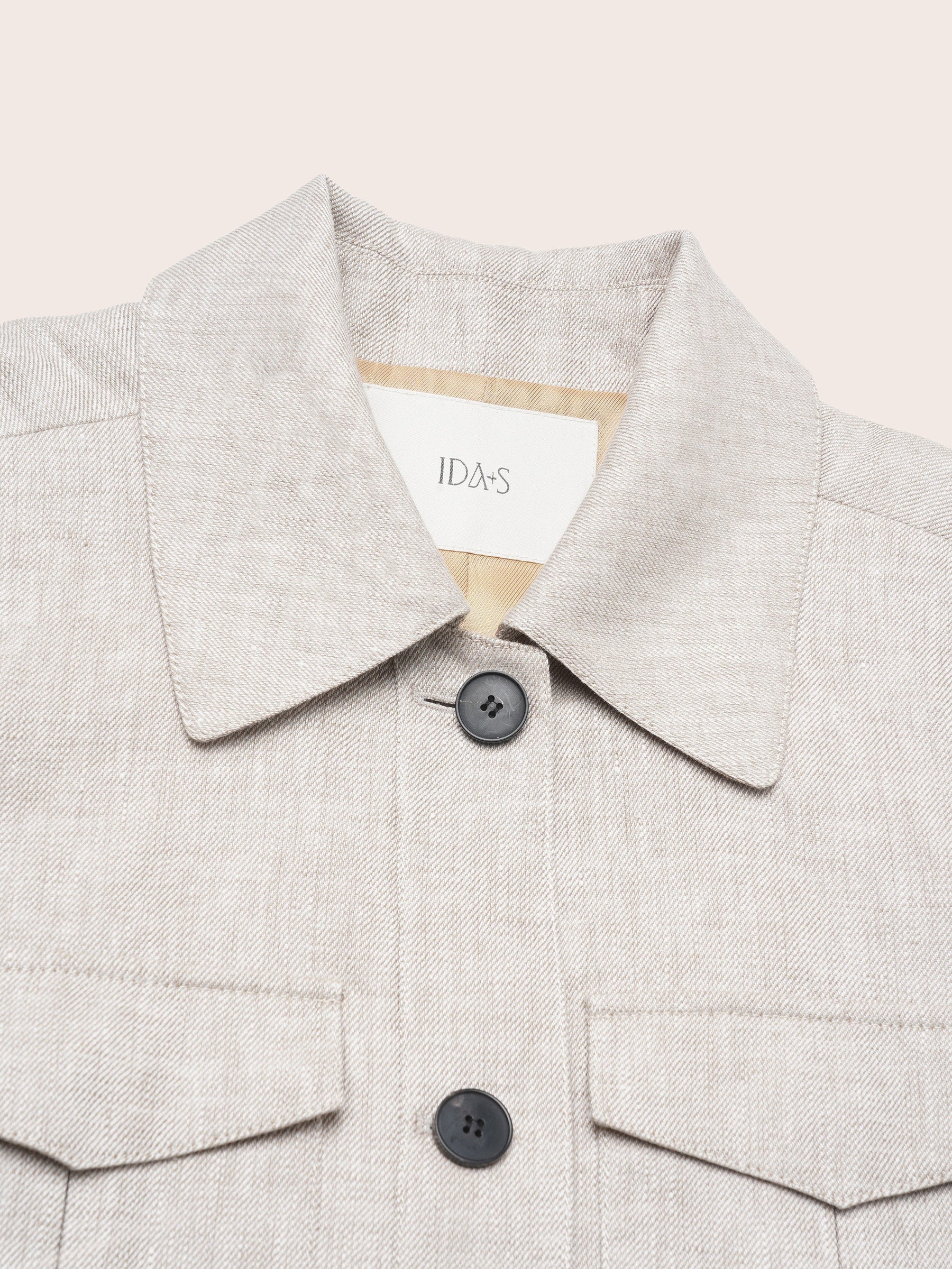 Elia Cropped Linen Jacket