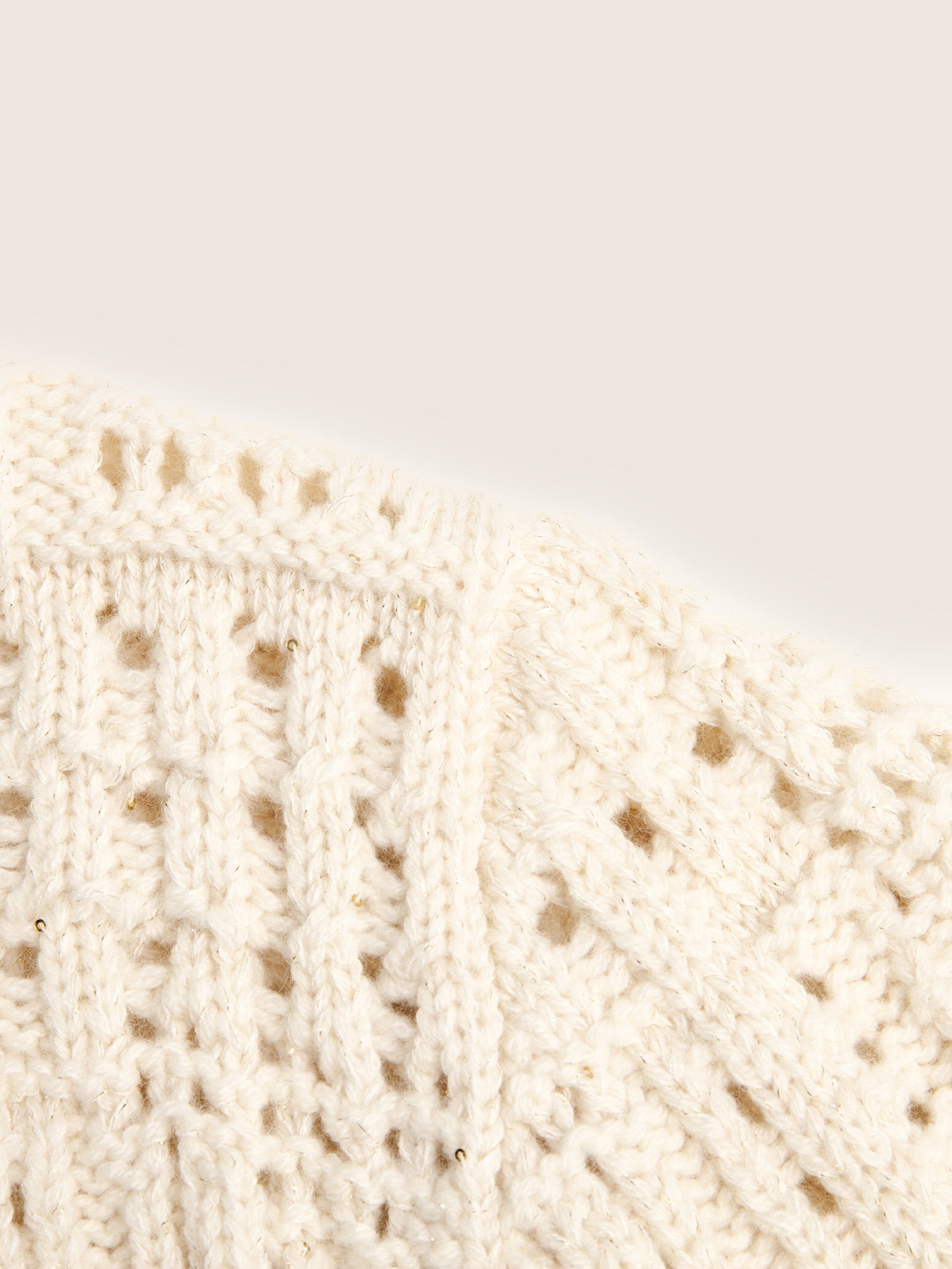 Thea Wool/Cashmere Crochet Cardigan