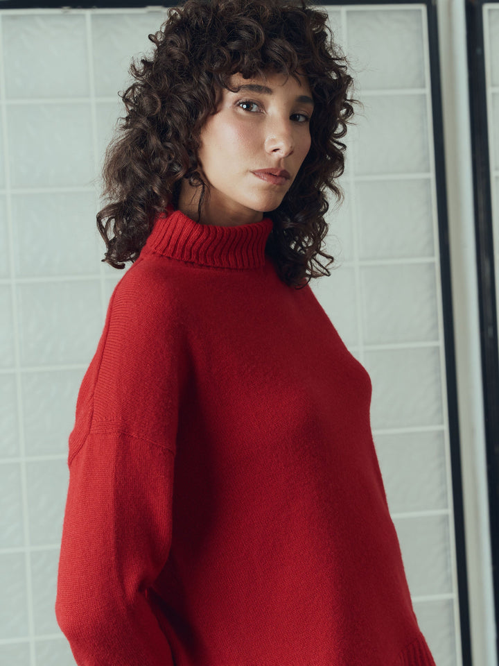 Miranda Luxe Cashmere Turtleneck Sweater