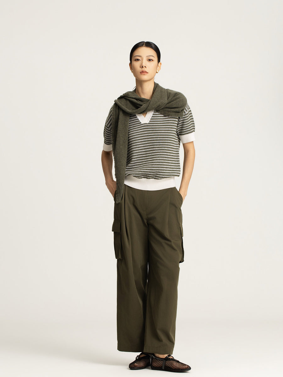 Cleo Merino Silk Short Sleeve Knit